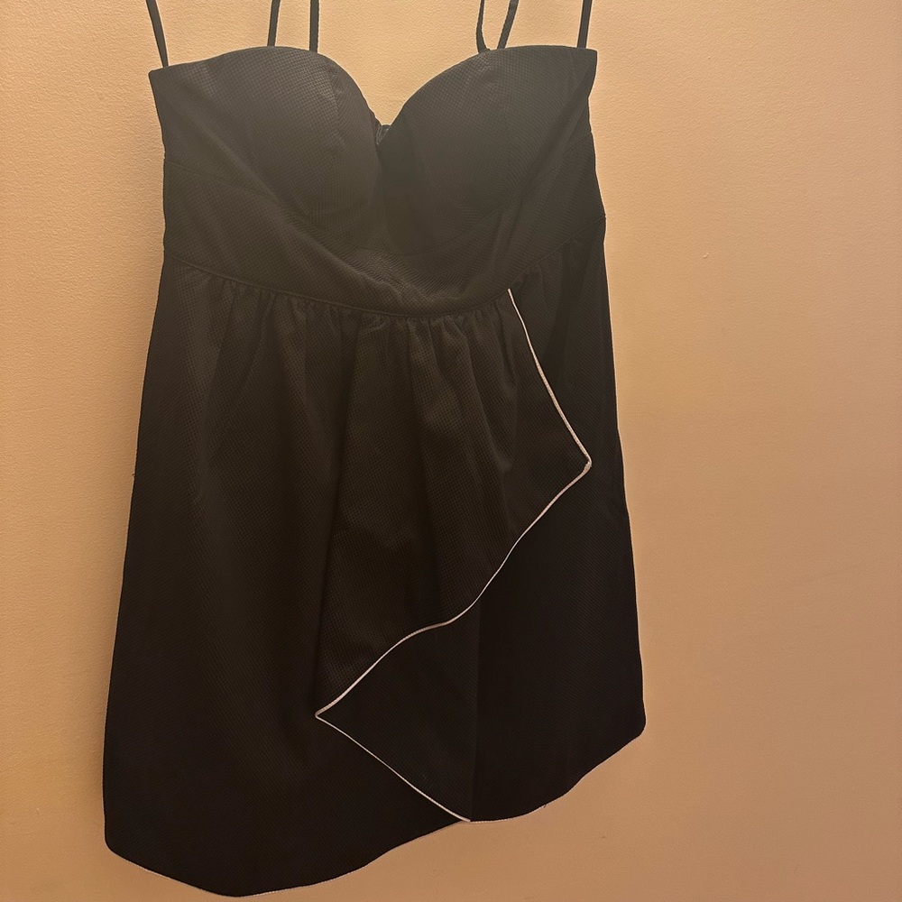 Walter by Walter Baker | Little Black Bustier Ruffle Dress |